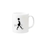 リラクゼーション&ピラティスgaitのgaitロゴ Mug :right side of the handle