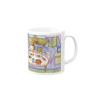 や さ かのやさかファミリー Mug :right side of the handle