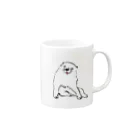 ふくふく商店の長沢芦雪の「あの犬」 Mug :right side of the handle