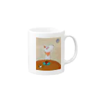 ワンワンのワンワン『誕生日まで5分』 Mug :right side of the handle