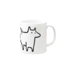 JOKERS FACTORYのDOGGY Mug :right side of the handle