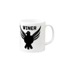 Danke Shoot CoffeeのWiner Hawk マグカップの取っ手の右面