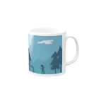 usaginの田舎 Mug :right side of the handle