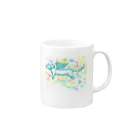 ナチュラルドッグリーフのミニチュアダックス天使 Mug :right side of the handle