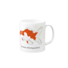 GREAT 7のオランダシシガシラ Mug :right side of the handle