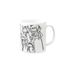 空中庭園お土産販売区画。のワンワンワンの日 Mug :right side of the handle