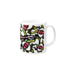 036＆37ちゃんねるのDancing third eye Mug :right side of the handle