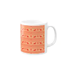 【ドット絵】ネコブレ商店のネコノルディックRed Mug :right side of the handle