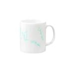 暦の部屋のあいさつこっぷ Mug :right side of the handle