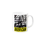 Everything for the BEERのMan with Beer Can マグカップの取っ手の右面