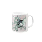 sakamichi_goodsのGreen Dress Mug :right side of the handle