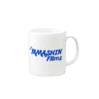 Yamashin ShopのYamashin Films(青) マグカップの取っ手の右面