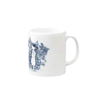 始発ちゃんのあの日の駅名標 Mug :right side of the handle