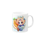 花色草原のお菓子タイム2 Mug :right side of the handle