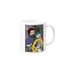 【公式】弐華グッズのアンデッドハーフガール Mug :right side of the handle