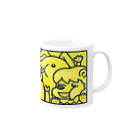 マーケットデザインワーク　ビイトの何か生まれる! Mug :right side of the handle