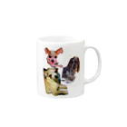 マンマチャオ　大東ショッピングプラザピア店の可愛い愛犬 Mug :right side of the handle