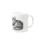 kinako-japanのきじねこのやまとくん Mug :right side of the handle