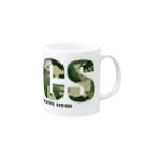 BEACSのBEACS　ロゴ1（パグ） Mug :right side of the handle