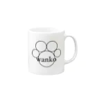 wankoのwancoroグッズ Mug :right side of the handle