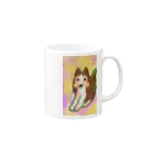 きょこちSHOPのシェルティ  ノイちゃん Mug :right side of the handle