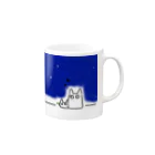 好都合の夜空を見上げるマグカップ Mug :right side of the handle