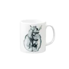 馬の絵の画家　斉藤いつみの馬の絵マグカップ2 Mug :right side of the handle