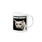 nekocafe_nekocyan_no_ieのねこカフェ猫ちゃんの家　マロロマグカップ Mug :right side of the handle