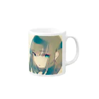 あきらのの海の目の女の子 Mug :right side of the handle