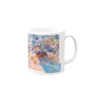 catanorynecoの青い鳥がなくとき -ブッポウソウ- Mug :right side of the handle