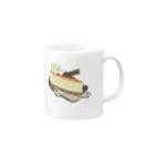 ｱｺﾞｳのチーズケーキ Mug :right side of the handle