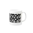 茅ヶ崎 BOTCHY BOTCHYのBOTCHY BOTCHY BASIC LOGO マグカップの取っ手の右面