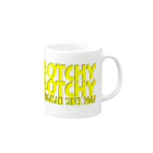 茅ヶ崎 BOTCHY BOTCHYのBOTCHY BOTCHY BASIC LOGO (YB) Mug :right side of the handle