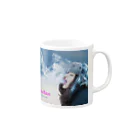 AkasakaBase - アカサカベースのSmoke Girls 02 Mug :right side of the handle