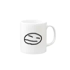 onomeacutetroのonmtr-face mug マグカップの取っ手の右面