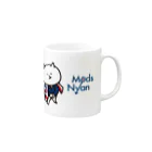 graphic-design-nishimuraのもっずにゃん Mug :right side of the handle