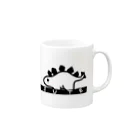 nyaoooのすてすてごさうるす Mug :right side of the handle