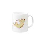 ニャゴロウ雑貨店のニャゴカップ2 Mug :right side of the handle