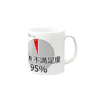 思う屋の恐ろしい数字 Mug :right side of the handle