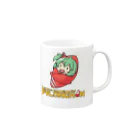 パイロンちゃんちの爆誕パイロンちゃん Mug :right side of the handle