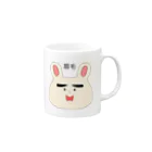 めんたいこちゃんの眉毛うさぎーる Mug :right side of the handle