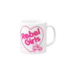 ITSUMItalkstoreのREBEL ROLLER GIRLSピンク Mug :right side of the handle