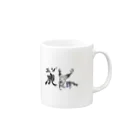 Nezumi Cafeのエゾ鹿 Mug :right side of the handle