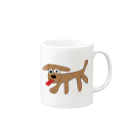 久保田明彦の犬 Mug :right side of the handle