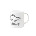 千月らじおのよるにっきのHIRAME Mug :right side of the handle