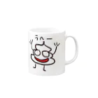 まーんのうへー Mug :right side of the handle