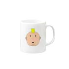 Buzaemonのシャイモヒカンくん Mug :right side of the handle