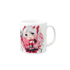 シフォン@真姫イべ中のみおりちゃん Mug :right side of the handle