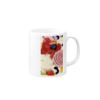 こぱの花とフルーツ Mug :right side of the handle