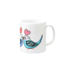 Lily bird（リリーバード）のらぶらぶセキセイ② Mug :right side of the handle